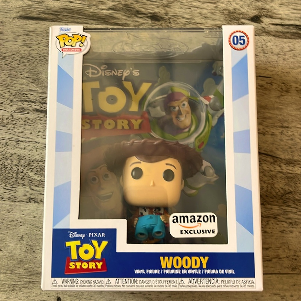 Funko POP! VHS Covers: Toy Story Woody (Amazon Exclusive) #05. Unopened